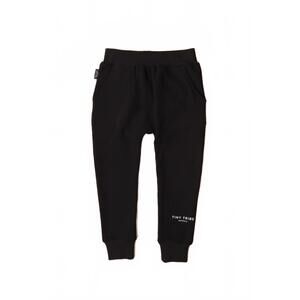 NEW TINY TRIBE kids good vibe tribe sweatpants in black